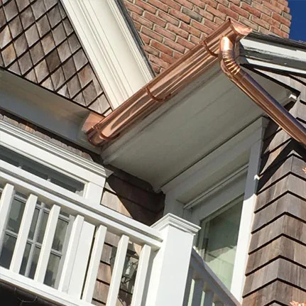 copper gutter installation Merrick ny